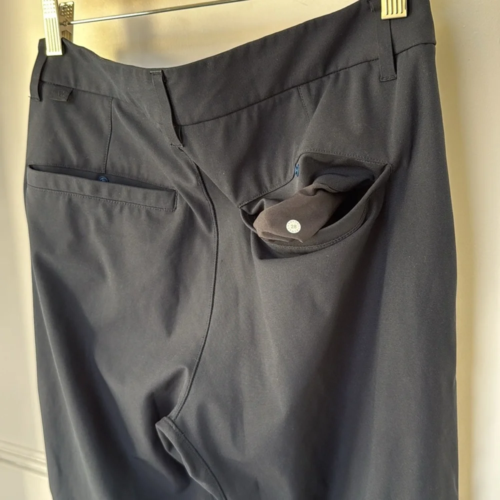 Lululemon Slim Fit Pants Trouser Men's 28 Dark Navy Blue Color